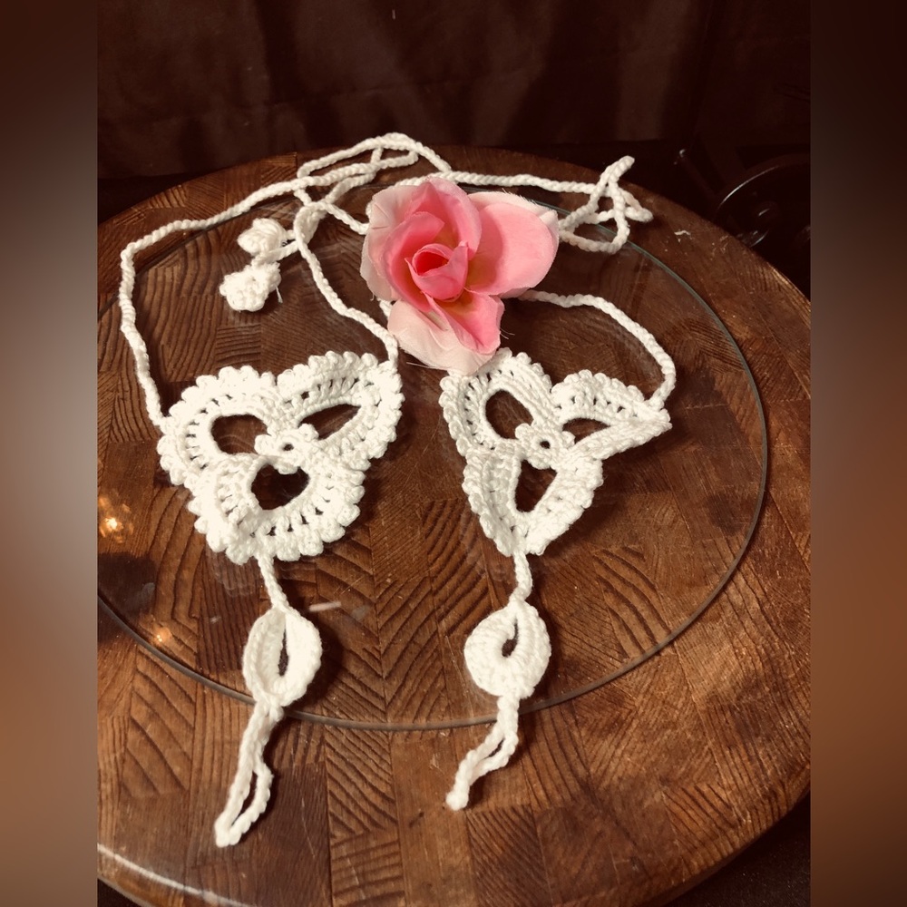 Handmade Crochet Barefoot Sandals
